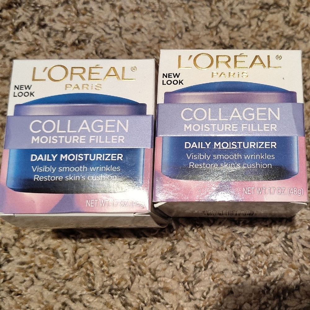 (2) L'Oreal Collagen Moisture Filler Daily Moisturizer
